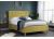 5ft King Size Loxey Mustard Velvet fabric ottoman bed frame 8